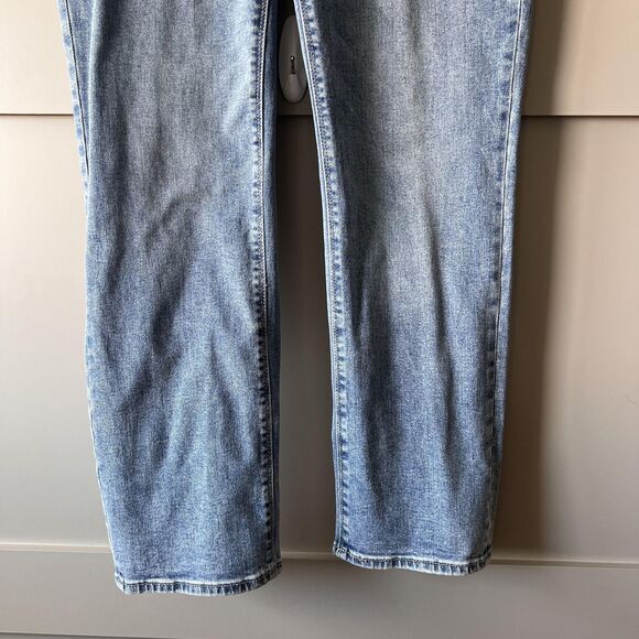 Hudson Jeans Womens 10 Straight Leg Mid Rise Stretch Denim Blue Stretch - Picture 4 of 16